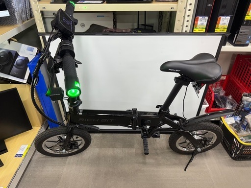 RICH BIT CITY 電動小型原付自転車　　免許不要　速度20キロ　走行可能距離30キロ