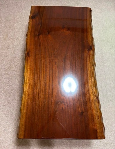 希少重厚感　高級感　桜一枚板　座敷机