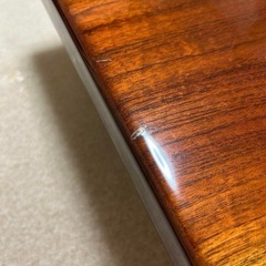 希少重厚感　高級感　桜一枚板　座敷机　の画像