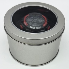 未使用◆メンズ◆デジタルウォッチ◆レッド◆缶入りの画像