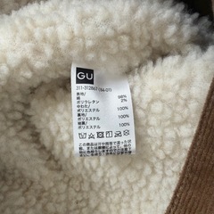 GU ボアブルゾン　美品の画像