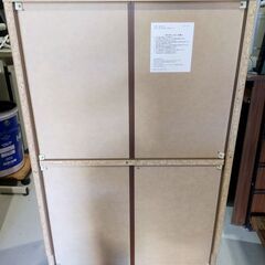 扉付き本棚 薄型 コミックラック 幅60cm 奥行き25cm 高さ91cm 4段 ぼん家具 ブックシェルフ の画像