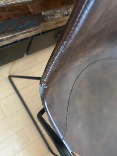 おまとめで更にお値引き可！a.depeche/アデペシュ　PUNISH arm chair ブラウン2台　ダイニングチェア
