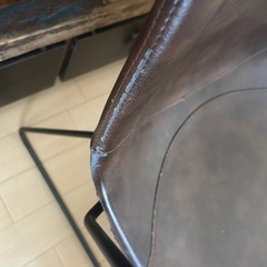 a.depeche/アデペシュ　PUNISH arm chair ブラウン2台の画像