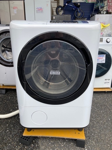  ★北九州、福岡市周辺配送可　【日立】ドラム式洗濯機　2017年製　洗濯12kg・乾燥6kg [BD-NX120AE4]?自社配送代引