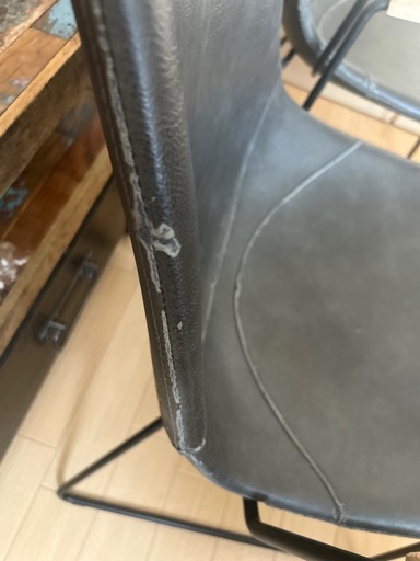 お値下げ！a.depeche/アデペシュ　PUNISH arm chair ダークブラウン2台　ダイニングチェア