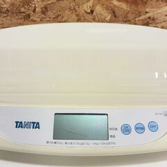 【JY-206】TANITA タニタ デジタルベビースケール BD-586 WH ホワイトの画像