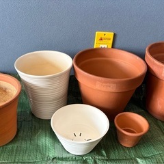 植木鉢　6個の画像