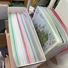 あげます！クリアーファイルたくさん！の画像