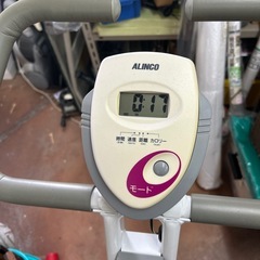 ALINCO エクササイズバイク コンパクト　ピンクの画像