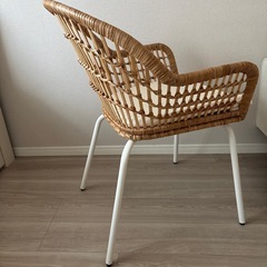 IKEA ラタンチェアーの画像