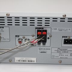 【現状品】Pioneer/CDミニコンポーネントシステム/X-CM35-W ④の画像