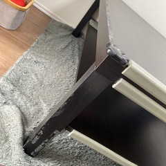 IKEA ローテーブル　黒　コーヒーテーブルの画像