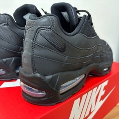 2025 NIKE AIR MAX95 BIG BUBBLE ナイキ エアマックス95ビッグバブル トリプルブラック US12(30cm) 国内正規品黒タグ付きの画像