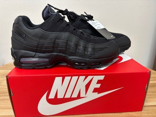 2025 NIKE AIR MAX95 BIG BUBBLE ナイキ エアマックス95ビッグバブル トリプルブラック US12(30cm) 国内正規品黒タグ付き