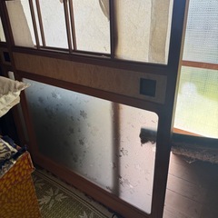 障子　希少ガラスの画像