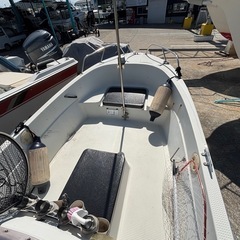 ヤマハUF17 スズキ40馬力 油圧ステア GPS魚探 マリーナ保管　香川の画像