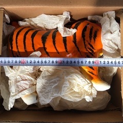 【中古】出世虎（首振り虎張子　節句人形）　の画像