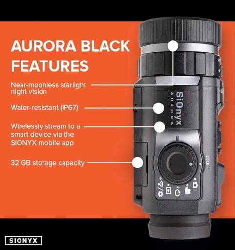 SIONYX AURORA BLACK オーロラブラック CDV-200C