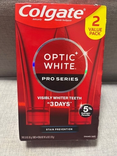 最強ホワイトニングColgate OPTIC WHITE PRO SERIES