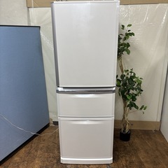 I307 🌈 ジモティー限定価格！ MITSUBISHI 冷蔵庫 (335L) Cシリーズ パールホワイト ⭐ 動作確認済 ⭐ クリーニング済の画像