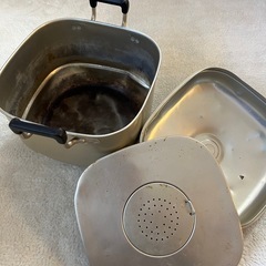 深鍋 むしき蒸し器の画像