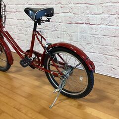 【完売御礼】【大人用】整備済中古自転車 ブリヂストン 20型ベガス 赤色 <自転車のオオムラ 静岡店>の画像
