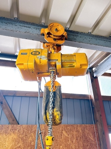 【引取り、取外し限定】KITO 電気チェーンブロック 500kg 動作確認済み 引取限定 宗像市