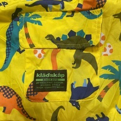 恐竜柄レインコートの画像