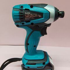 【未使用品】マキタ　充電式インパクトドライバ18V　セット品(ケース、充電器、バッテリ18V1.5Ah×2）【ハンズクラフト熊本けやき通り店】【店頭取引限定】の画像