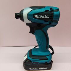 【未使用品】マキタ　充電式インパクトドライバ18V　セット品(ケース、充電器、バッテリ18V1.5Ah×2）【ハンズクラフト熊本けやき通り店】【店頭取引限定】の画像