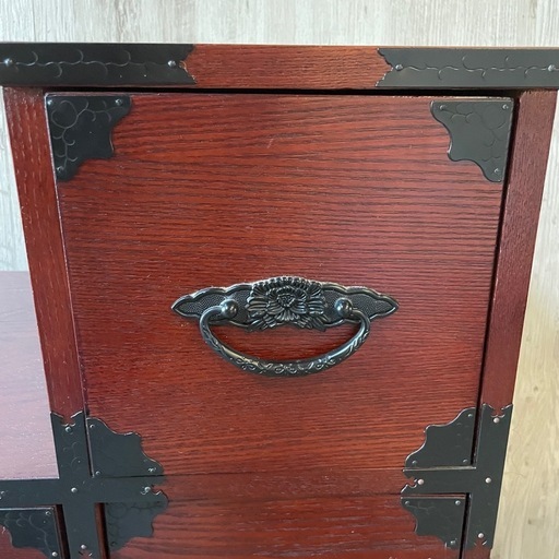 階段箪笥 昭和レトロ 卸売 左下り 飾り棚 収納棚 アンティーク家具