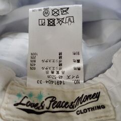 Love&Peace&Money 帽子　スカイブルー　48-52cmの画像