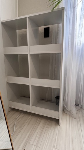 IKEA 6分けシェルフ　棚　ホワイト