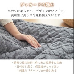 こたつ掛布団 長方形 暖かいフランネル　210㎝×290㎝　極厚リバーシブルの画像