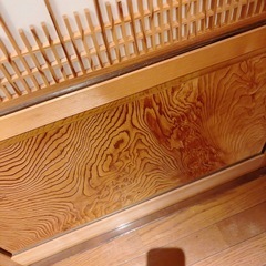 美品アンティーク　ビンテージ建具おしゃれな旅館のリビング使い障子の画像