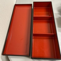 希望個数対応100個まで　
松花堂弁当箱　食器付き　の画像