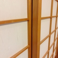 雪見障子　中庭前ガラス付き障子 の画像