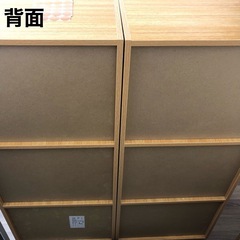 【撮影サンプル品】カラーボックス　2台セット　カラー:ナチュラルの画像