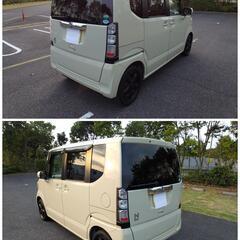 成約済！！ありがとうございました。 【 期間限定 大赤字 感謝セール 】平成 25 年式／ホンダ／NーBOX／G／無事故／スマートキー／社外 ナビ／テレビ／バックモニター／ETC／アルミホイール／前後ドラレコ／ワコーズ エンジンオイルなど交換／車内 清掃済み／車検 08/01の画像