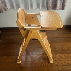 子ども用ハイチェアの画像