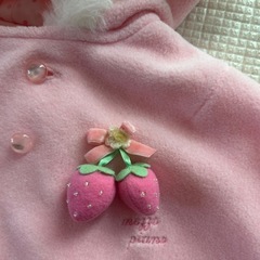美品　メゾピアノ　ポンチョ　ケープ  冬服　ベビー　赤ちゃん　フリーサイズ　の画像
