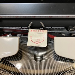 タイプライターアンティーク　未使用品
の画像