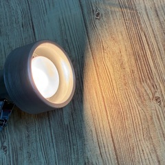 クリップライト　 照明　電球付きの画像