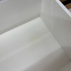 リユースのサカイ栃木店★ジモティ割あり★  食器棚 ホワイト W59×D41×H180.5 クリーニング済み TC10864の画像
