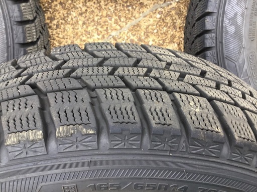 165/65R14 アルミホイール付スタッドレスタイヤ4本セット
