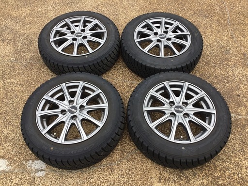 165/65R14 アルミホイール付スタッドレスタイヤ4本セット