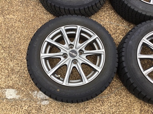 165/65R14 アルミホイール付スタッドレスタイヤ4本セット