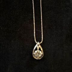 キュ－ビックジルコニアペンダントの画像