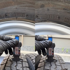 軽バン軽トラ 22年DUNLOP スタッドレス145R12 8PR ２本⭐️の画像